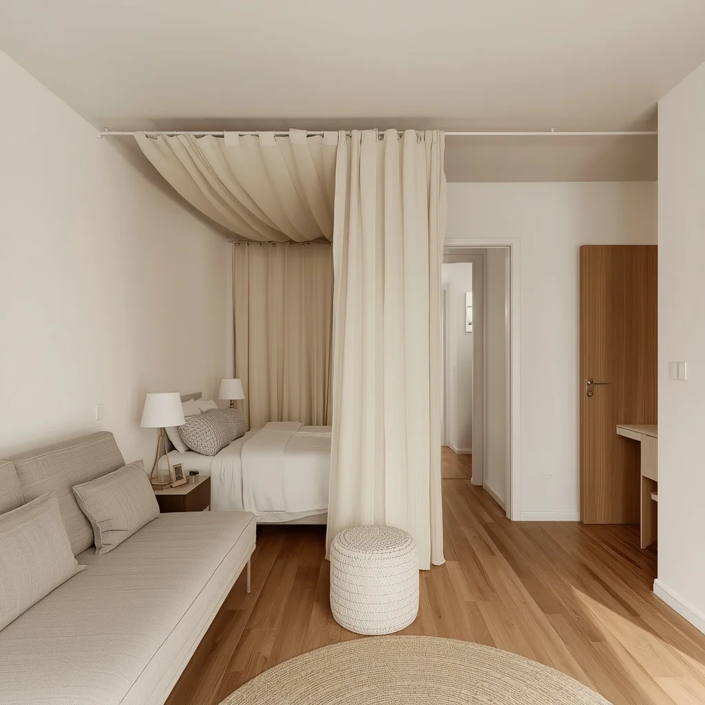 Curtain Room Divider