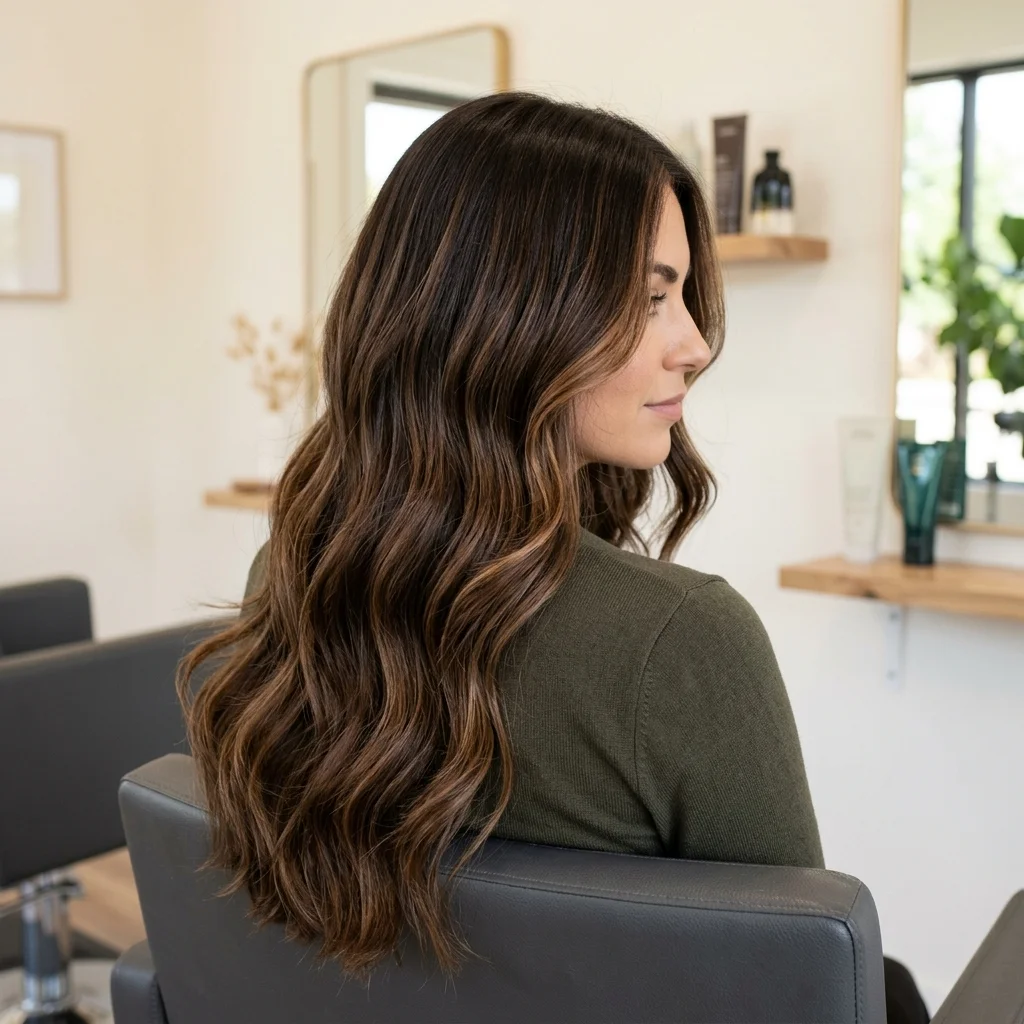 Dark Brown Balayage