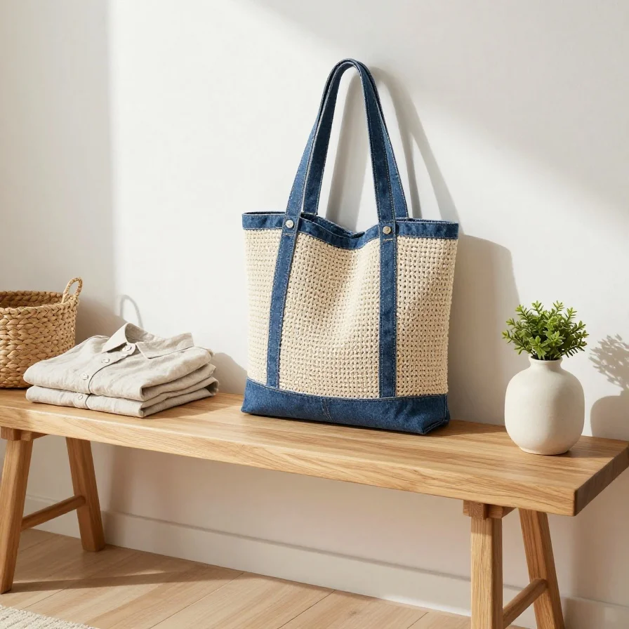 Denim Blue Tote