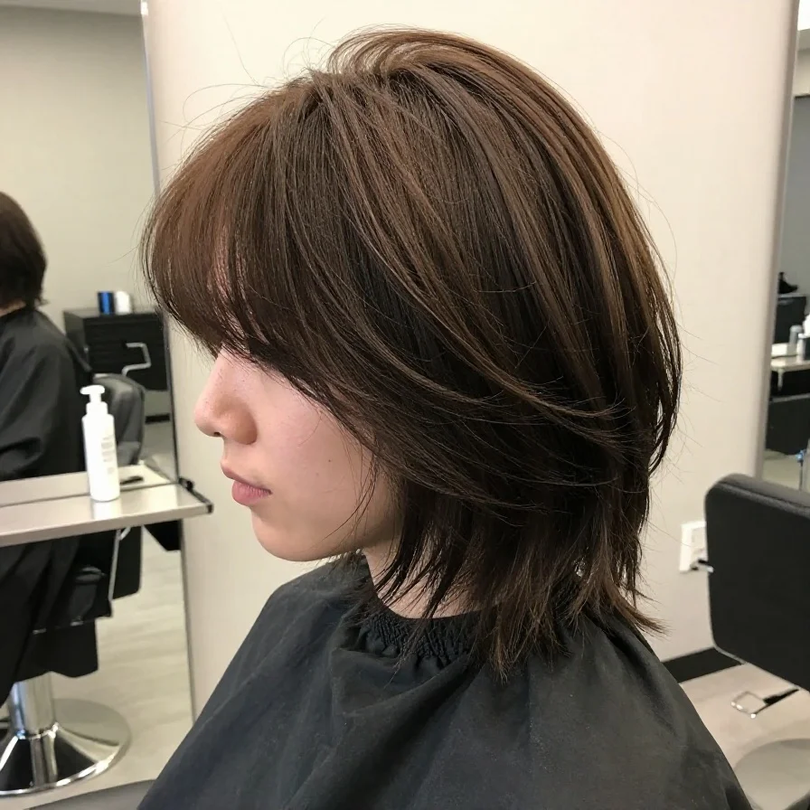 Feathered Bangs Cut