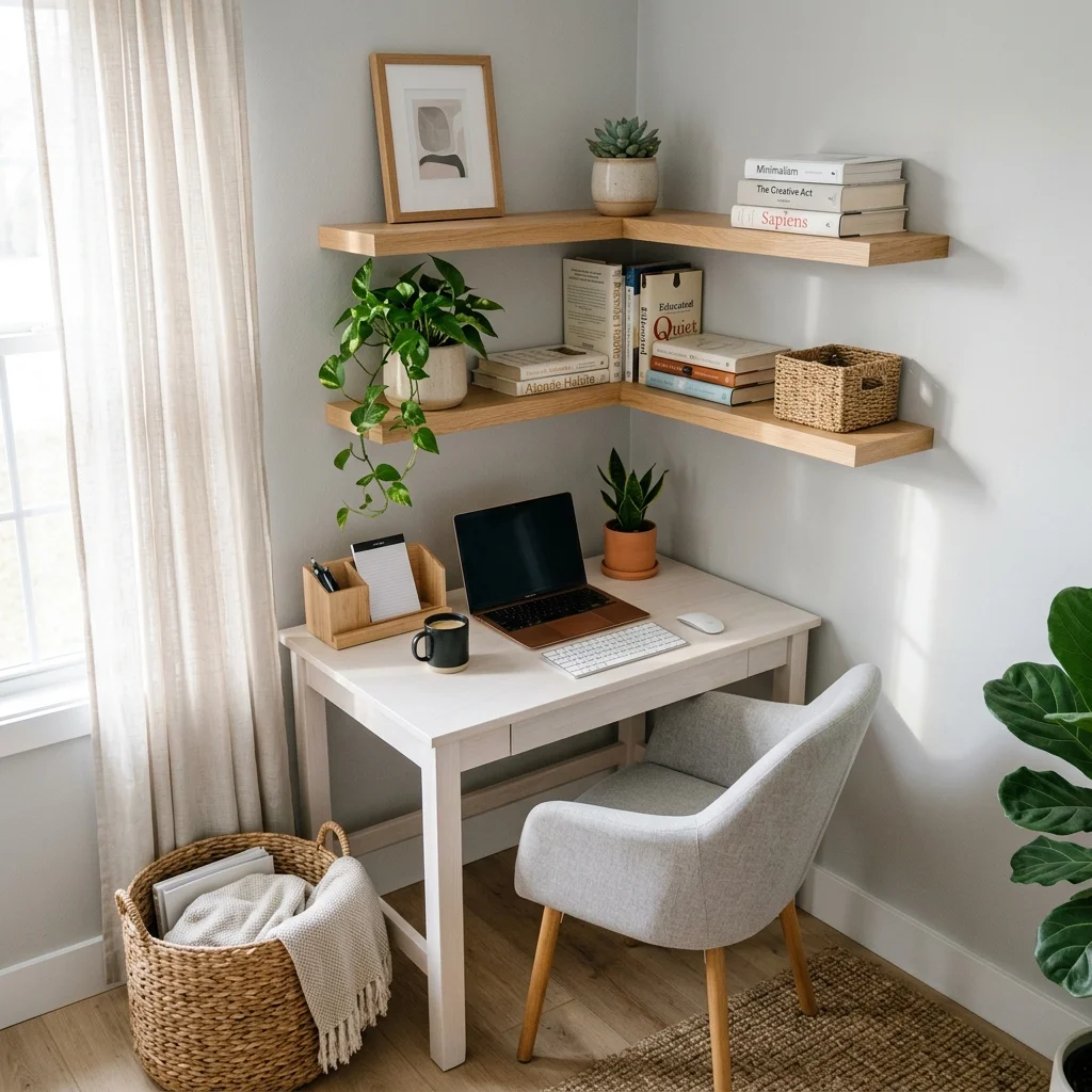 Floating Corner Shelf