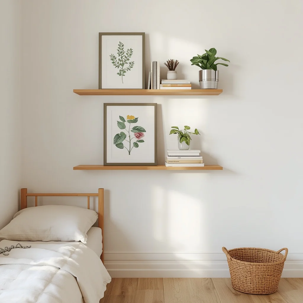 Floating Display Shelves