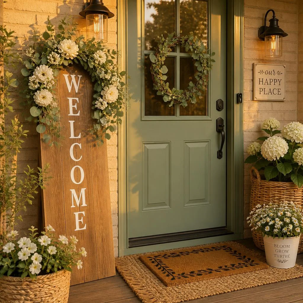 Floral Wreath Accent