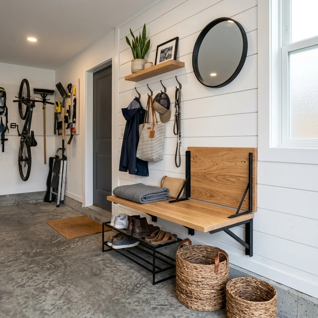 Fold-Down Bench