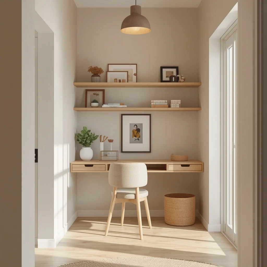 Fold-Down Workstation