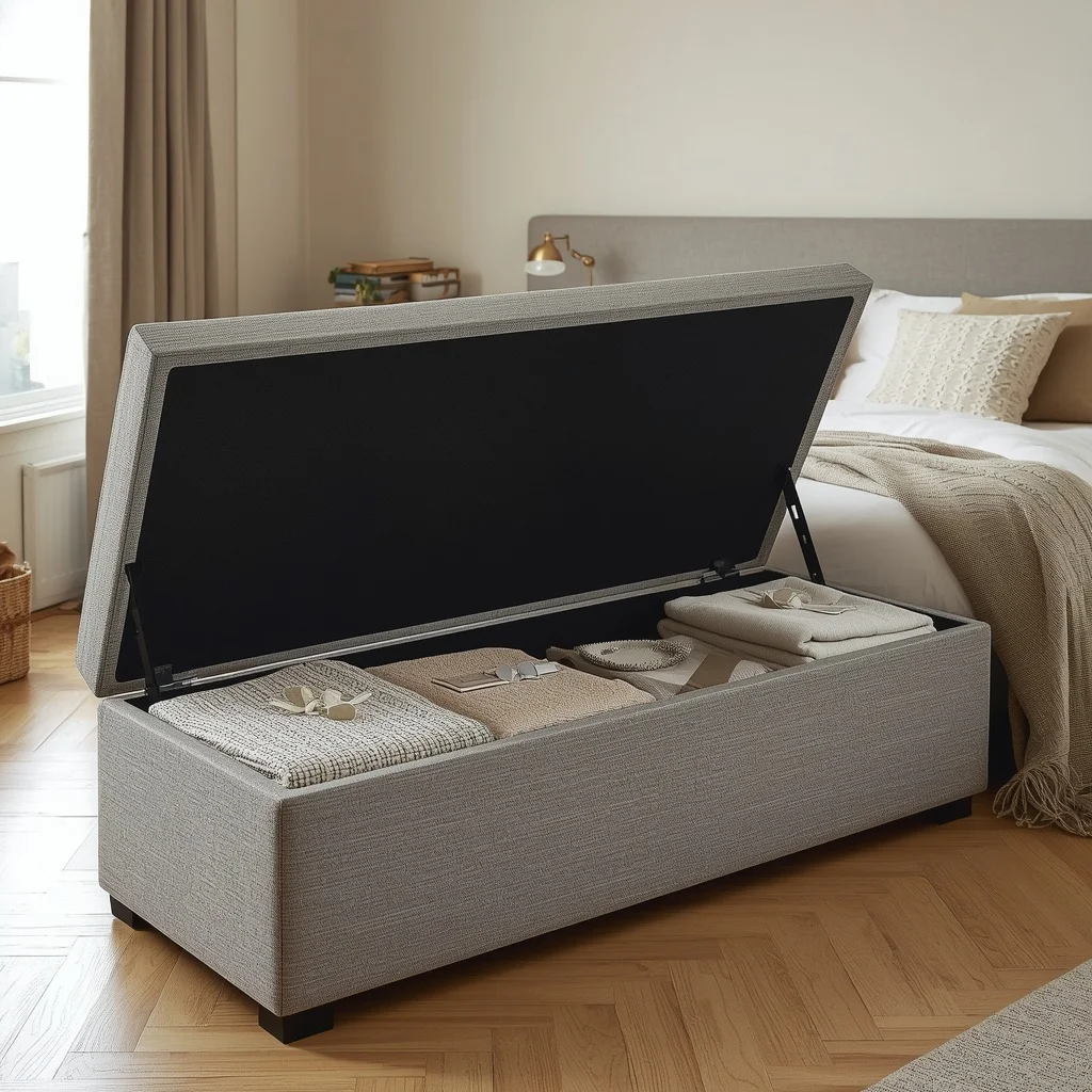 Foldable Storage Bench