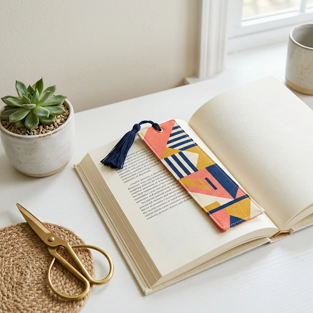 Geometric Print Bookmark
