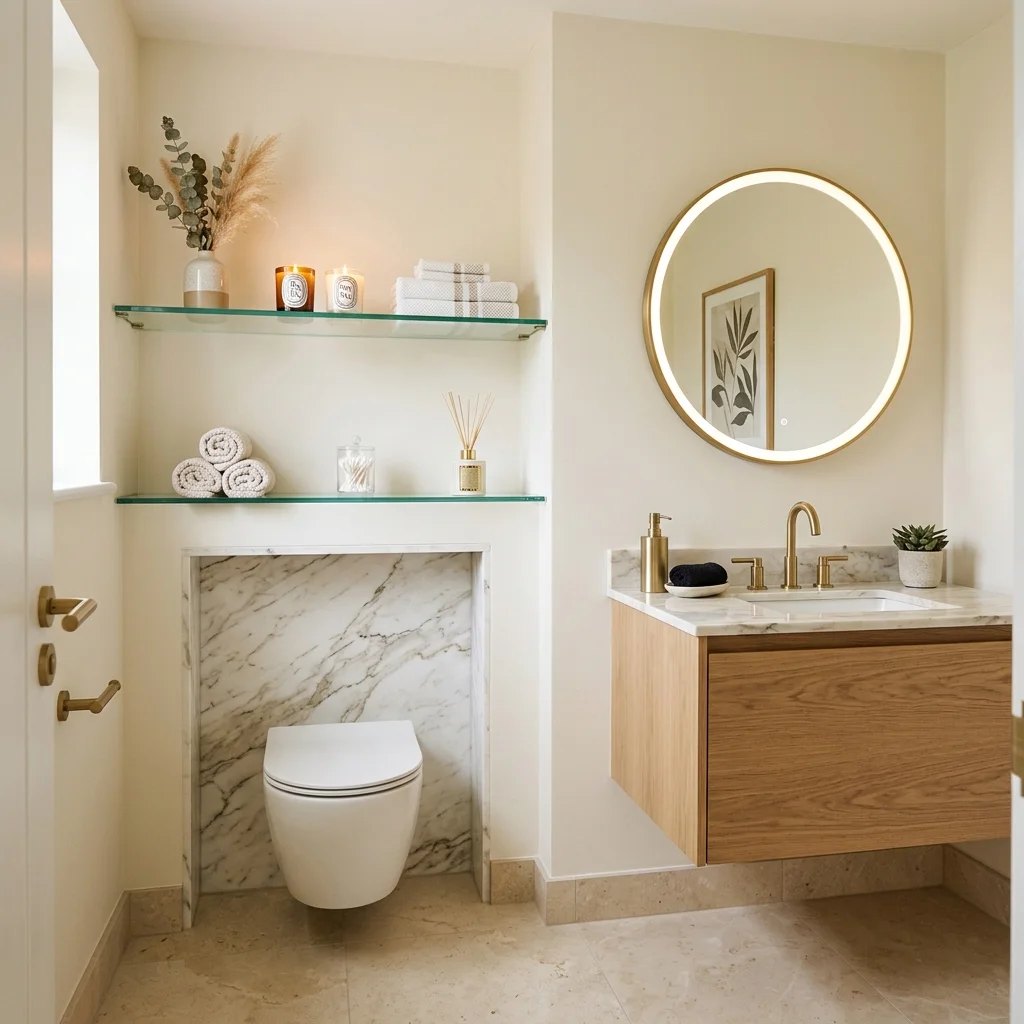 Glass Shelf Styling