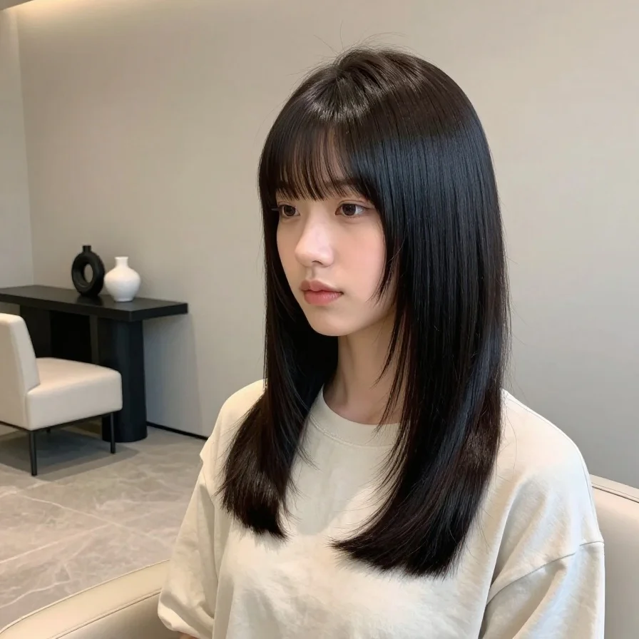 Glossy Blunt Bob