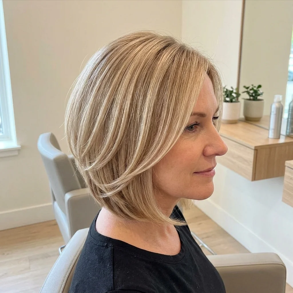 Graduated Blonde Bob