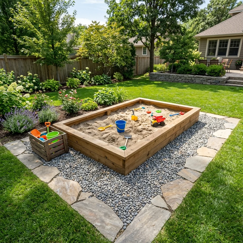 Gravel Border Design