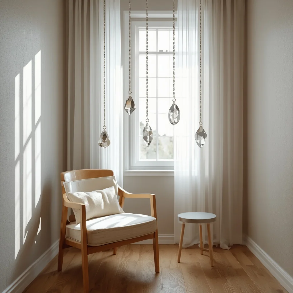 Hanging Crystal Cluster
