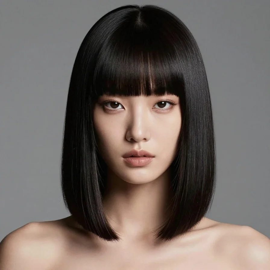 Heavy Blunt Fringe