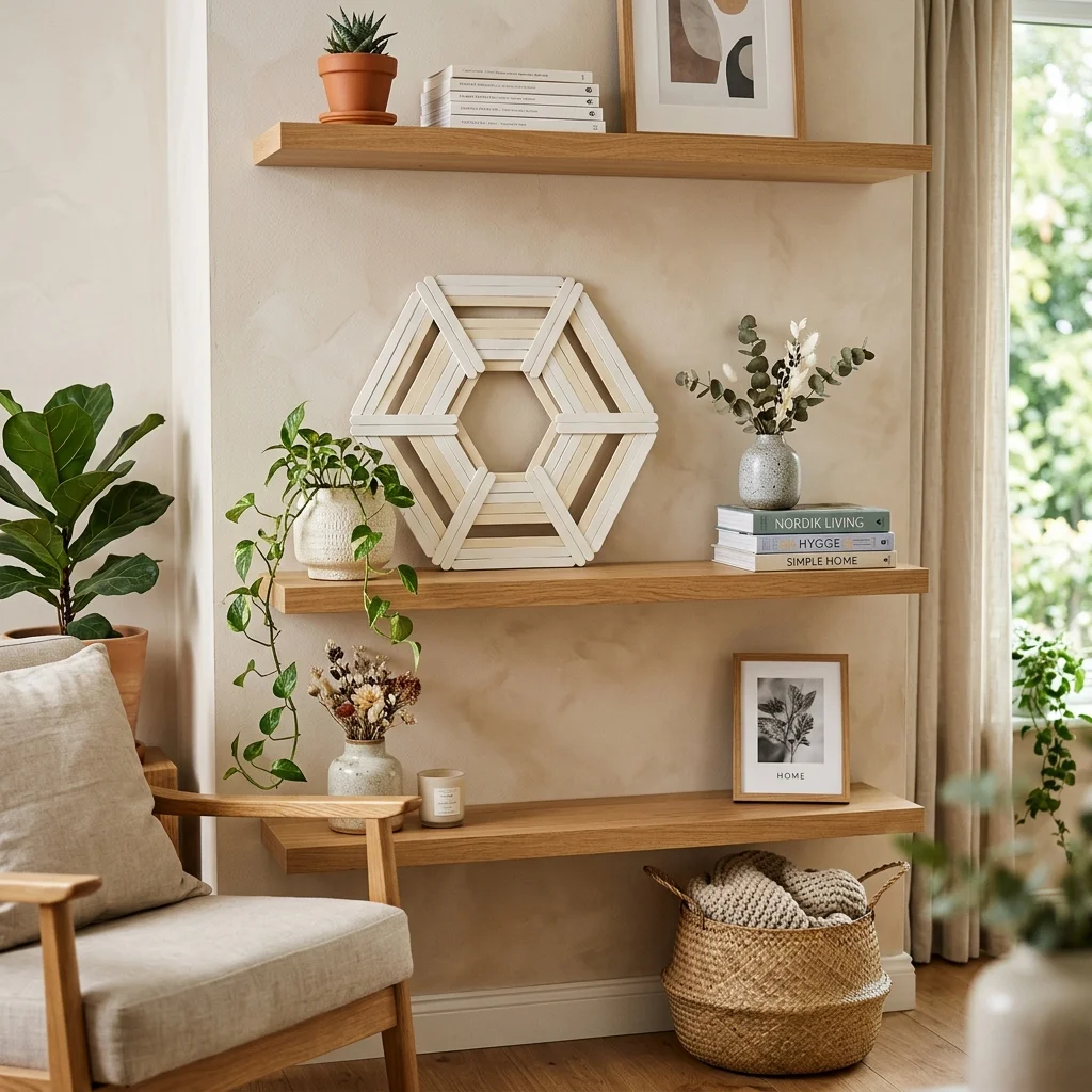 Hexagon Shelf Decor