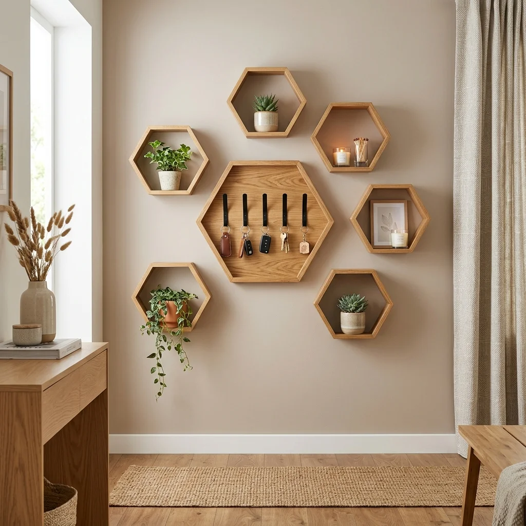 Hexagon Wall Mount