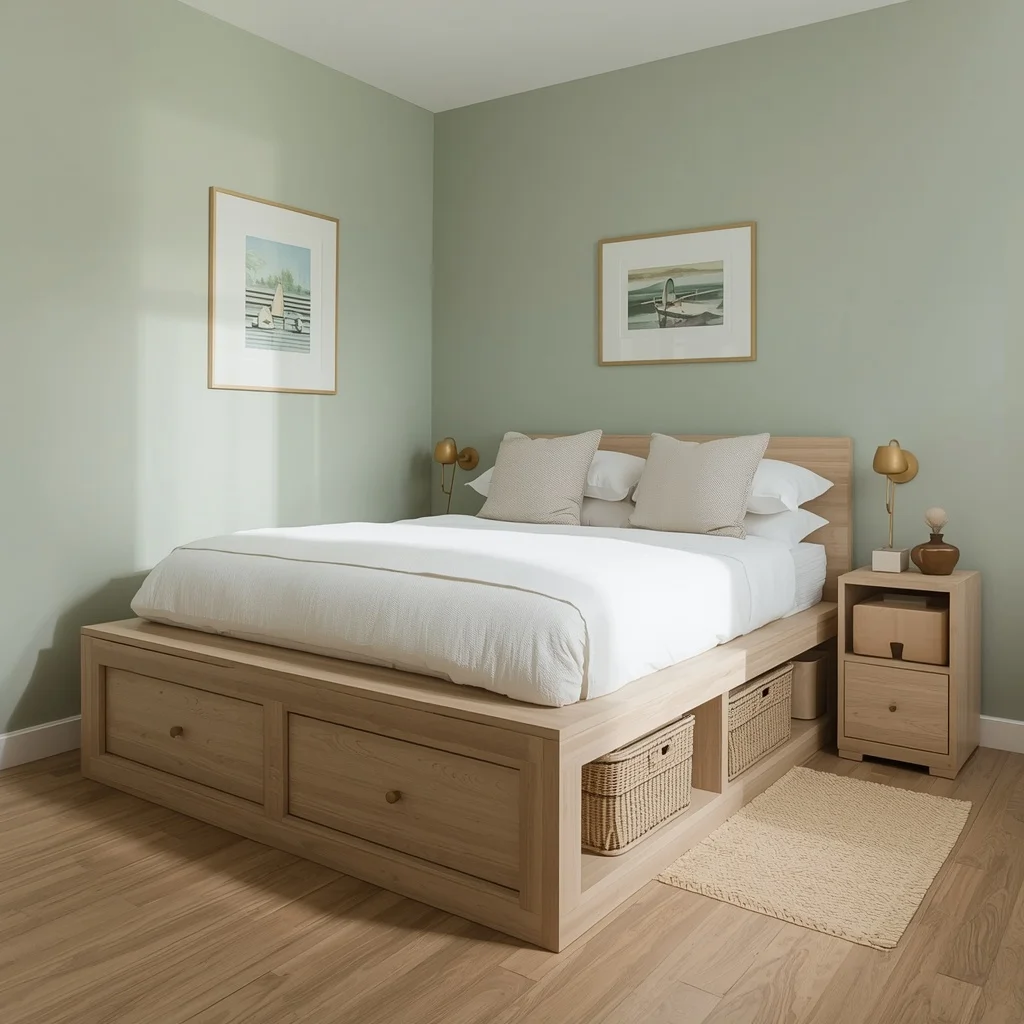 Hidden Storage Bed