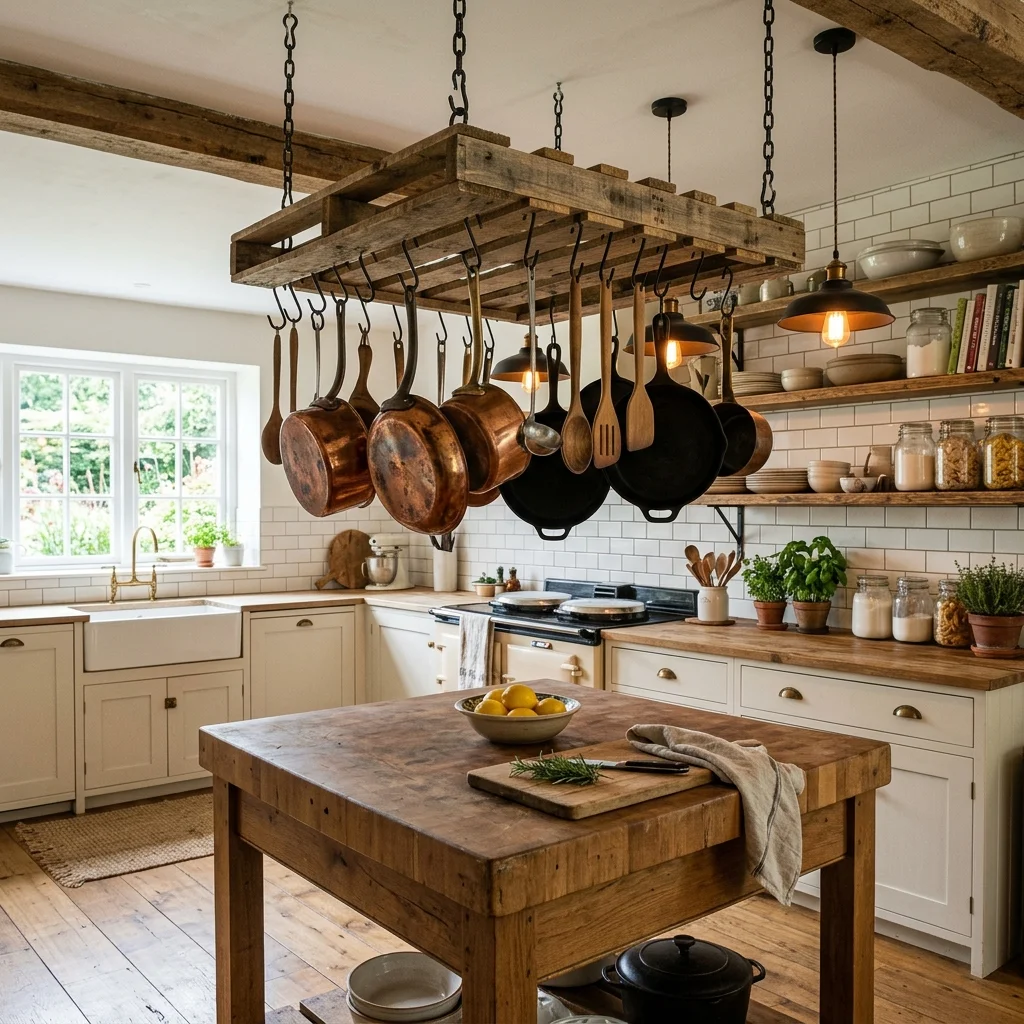 Kitchen Pot Rack