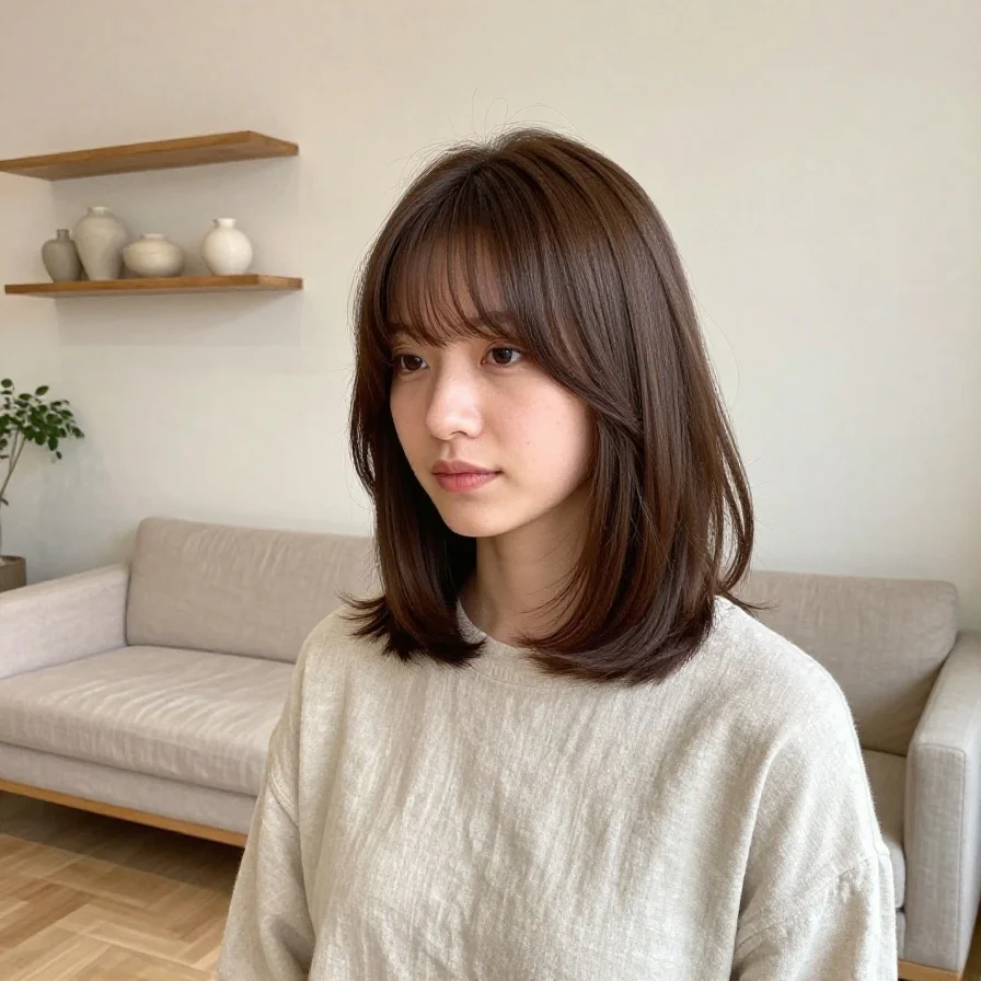 Layered Collarbone Bob