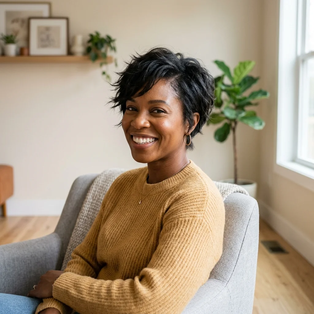 Layered Pixie Style
