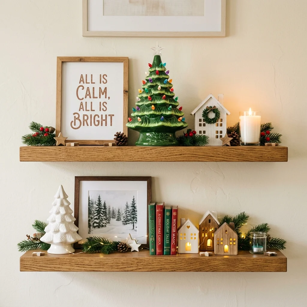 Layered Shelf Display