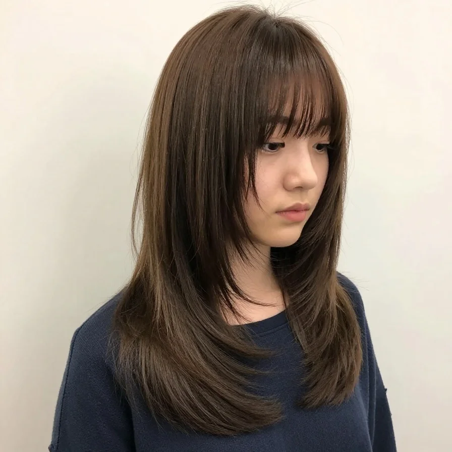 Long Layers With Bangs