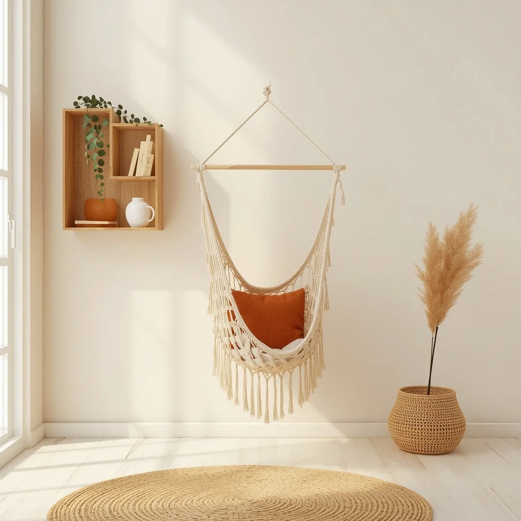 Macrame Perch Details