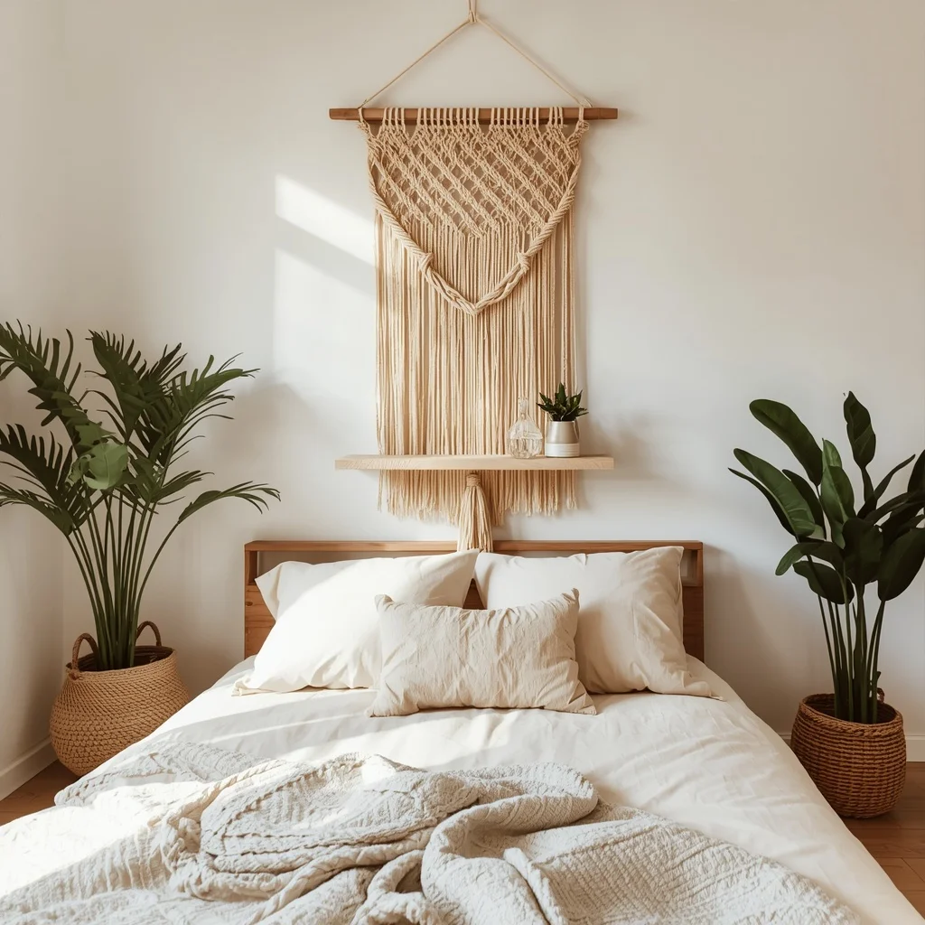 Macramé Shelf Display