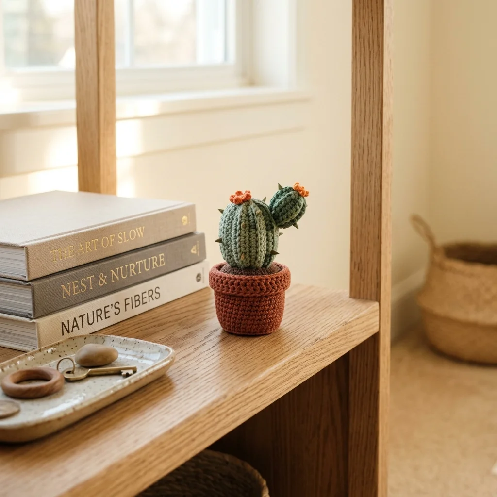 Mini Crochet Cactus
