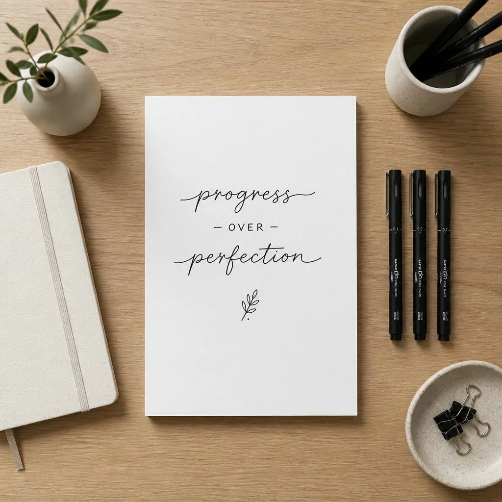 Minimal Line Lettering