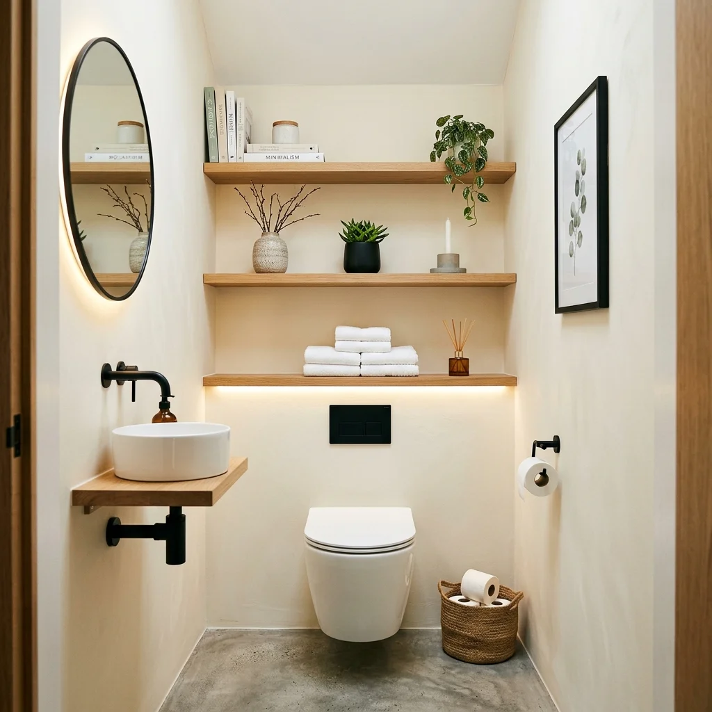 Minimal Open Shelves