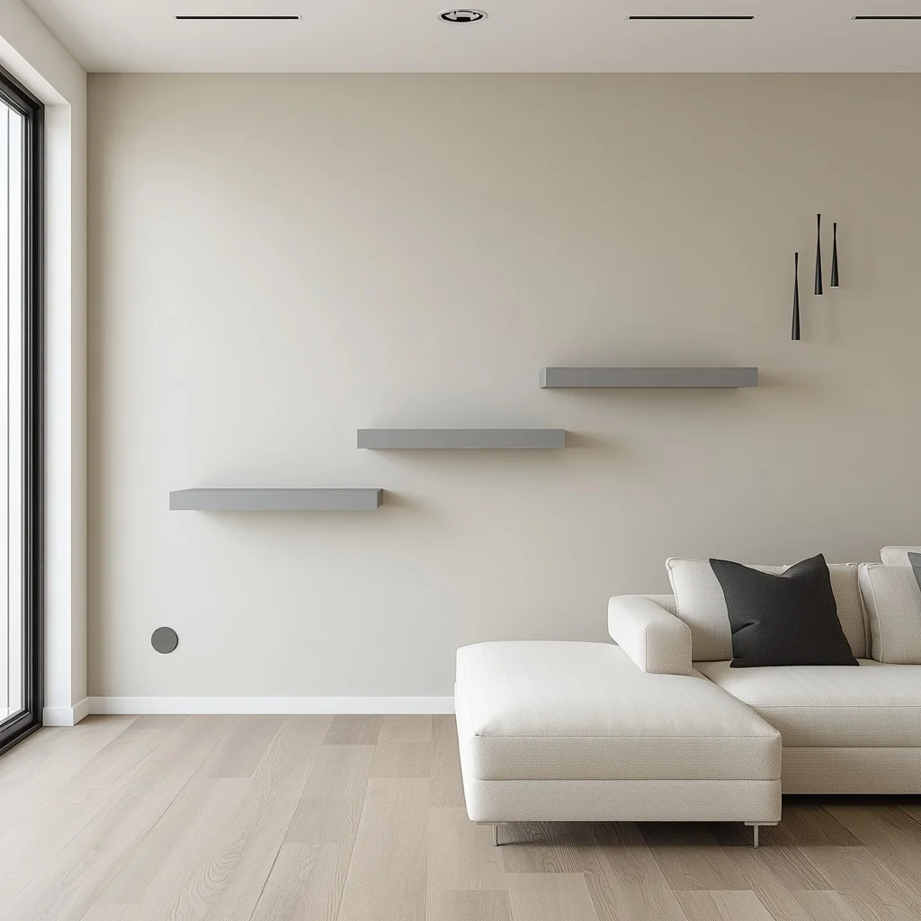 Minimalist Gray Platforms