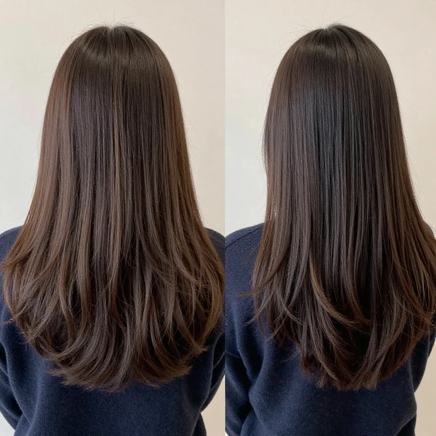 Modern Bangs Transformation