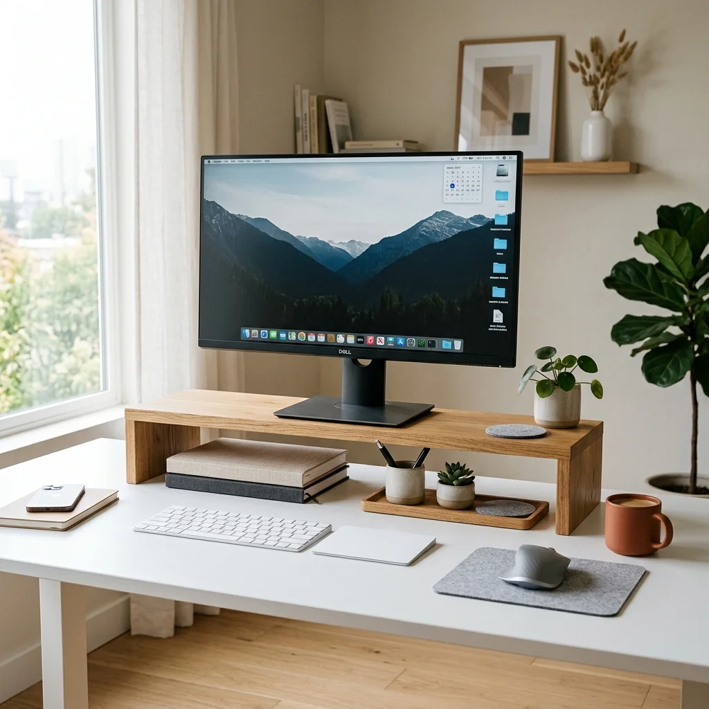 Monitor Riser Storage