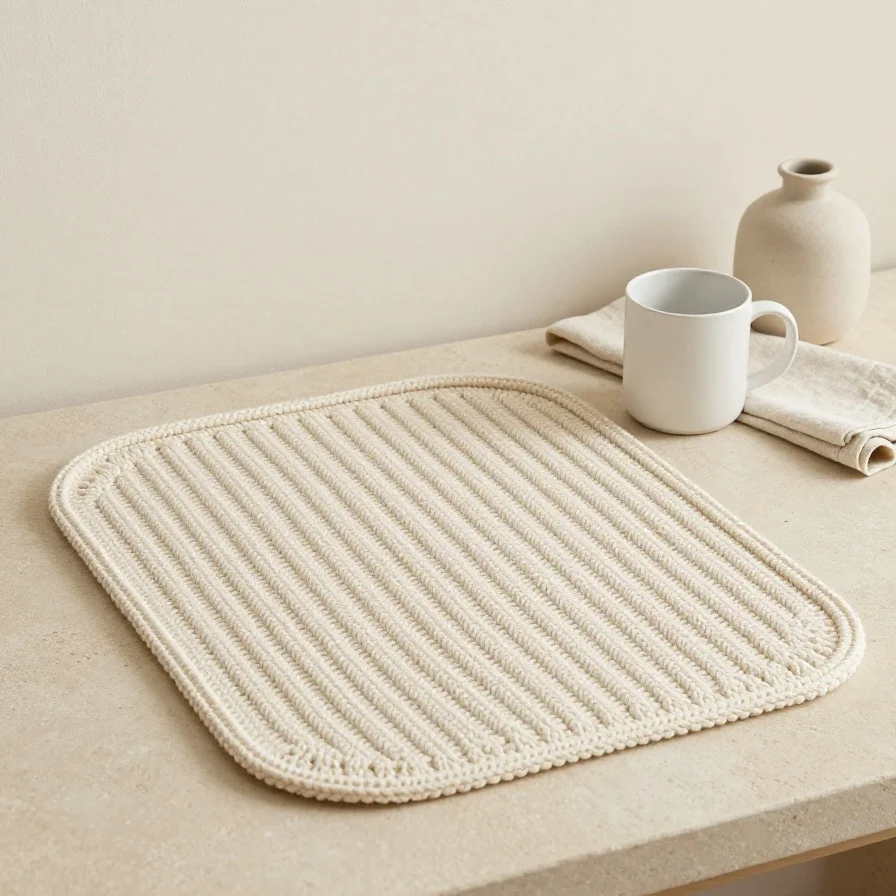 Monochrome Ribbed Texture