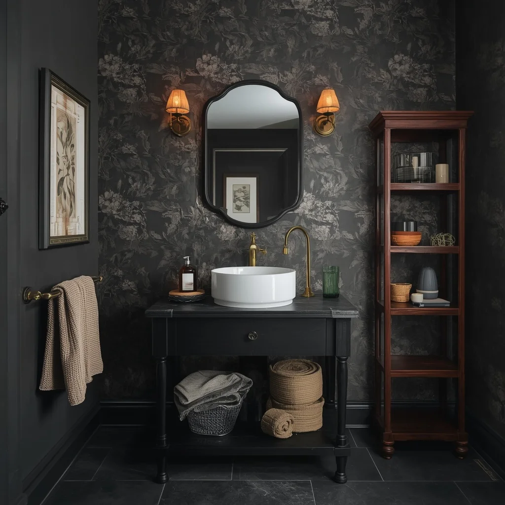 Moody Dark Florals
