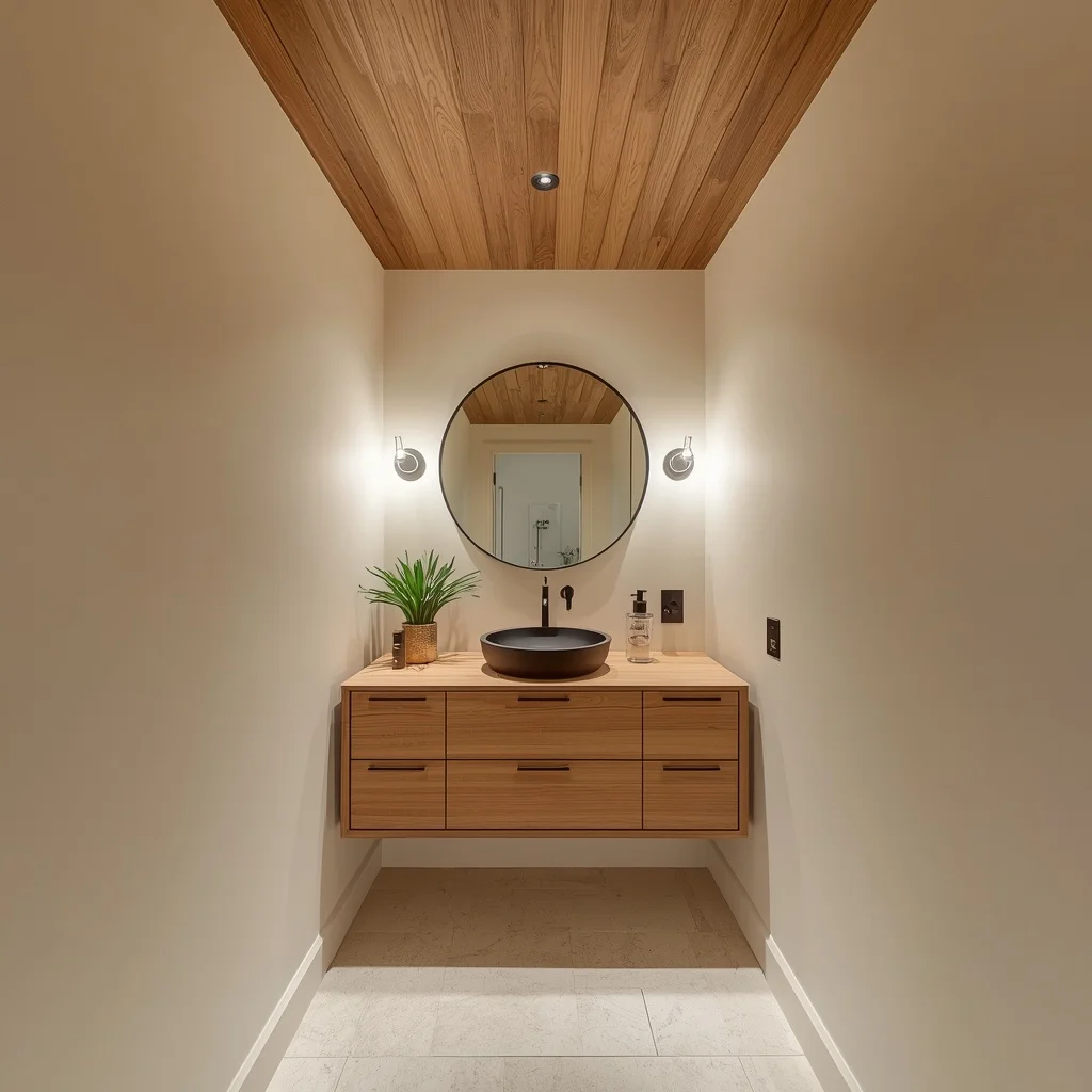 Natural Wood Ceiling