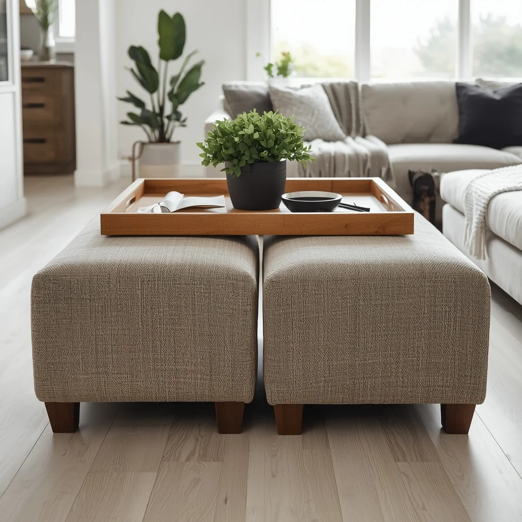 Nested Ottoman Pair