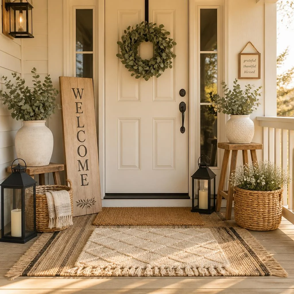 Neutral Farmhouse Entry