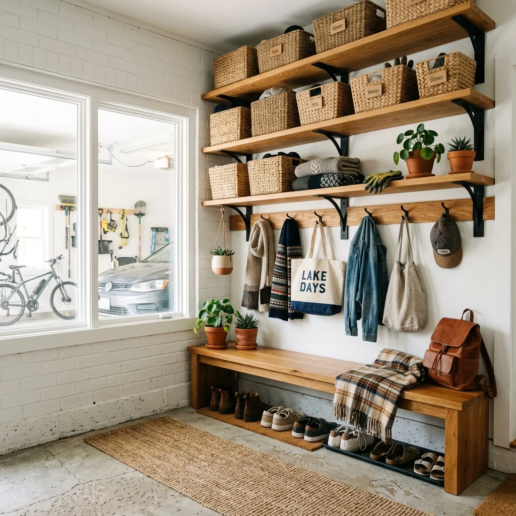 Open Basket Shelves