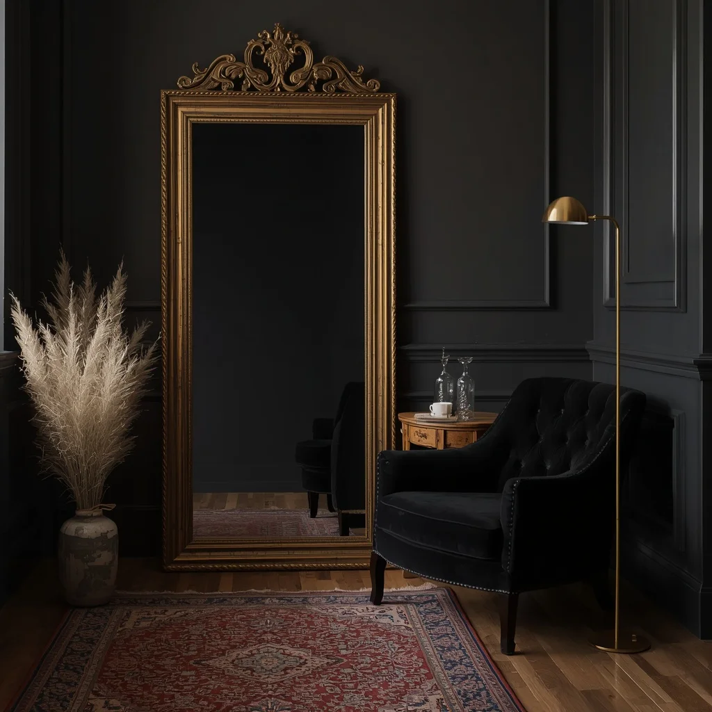 Ornate Mirror Corner