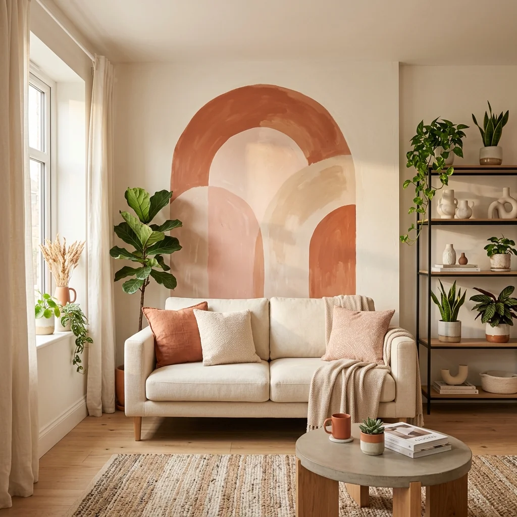 Painted Arch Mural