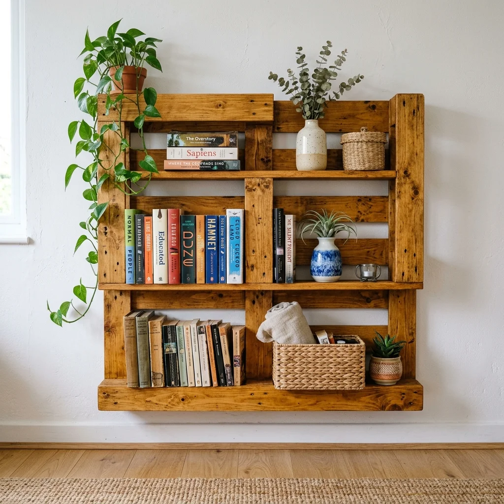 Pallet Wall Shelf