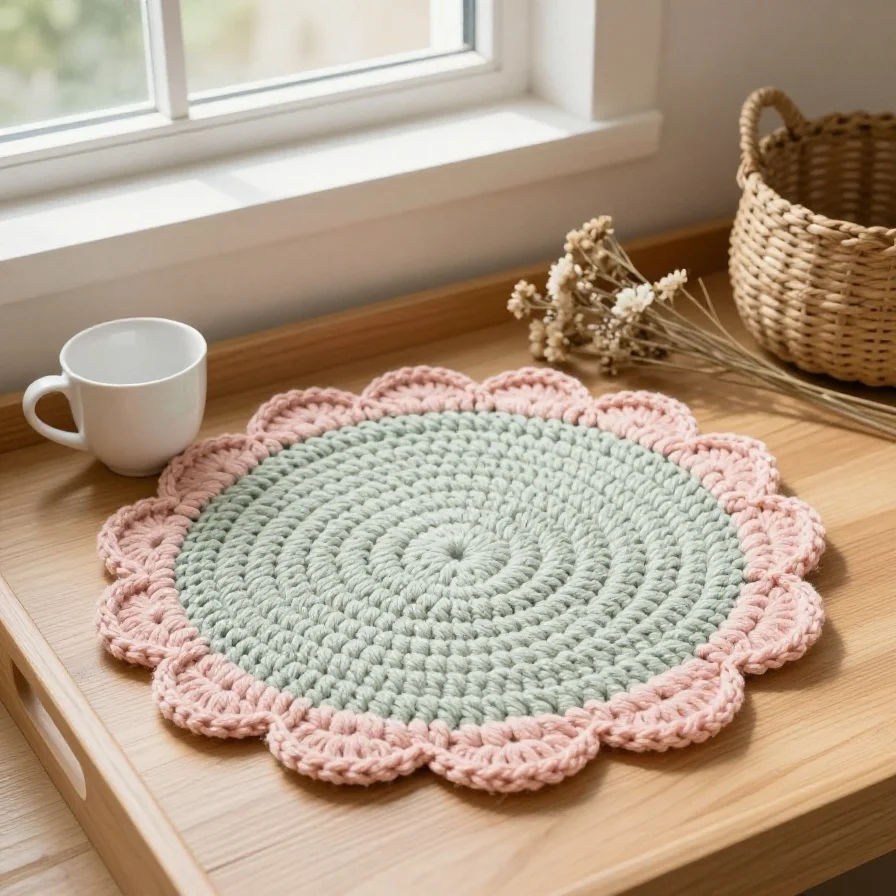Pastel Scallop Edge