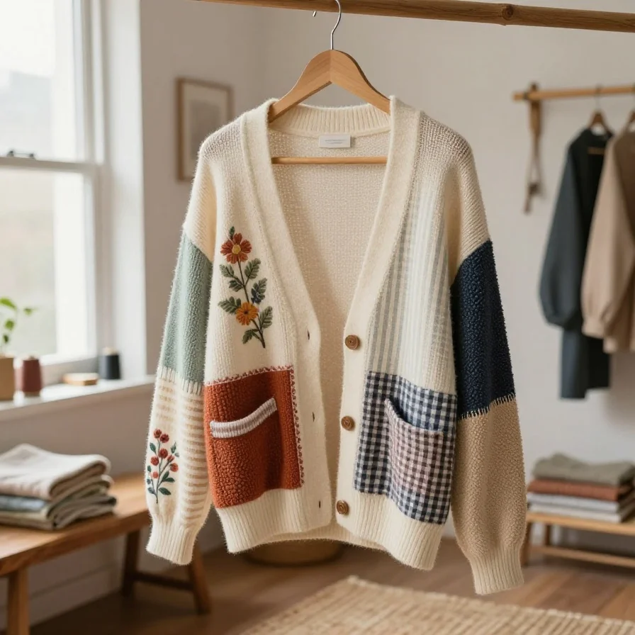 Patchwork Cardigan