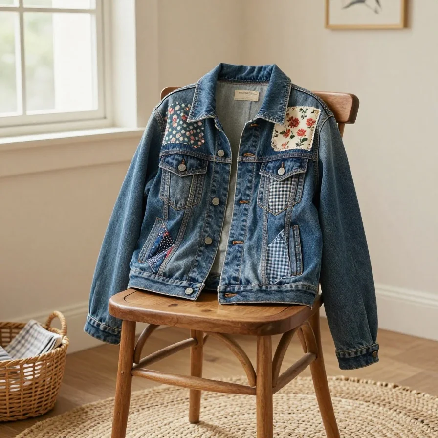 Patchwork Denim Jacket