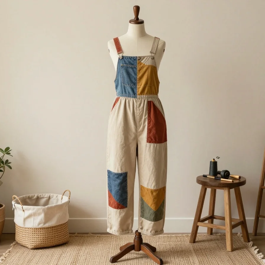 Patchwork Jumpsuit
