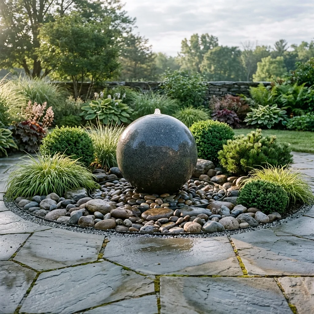 Pebble Bubble Fountain
