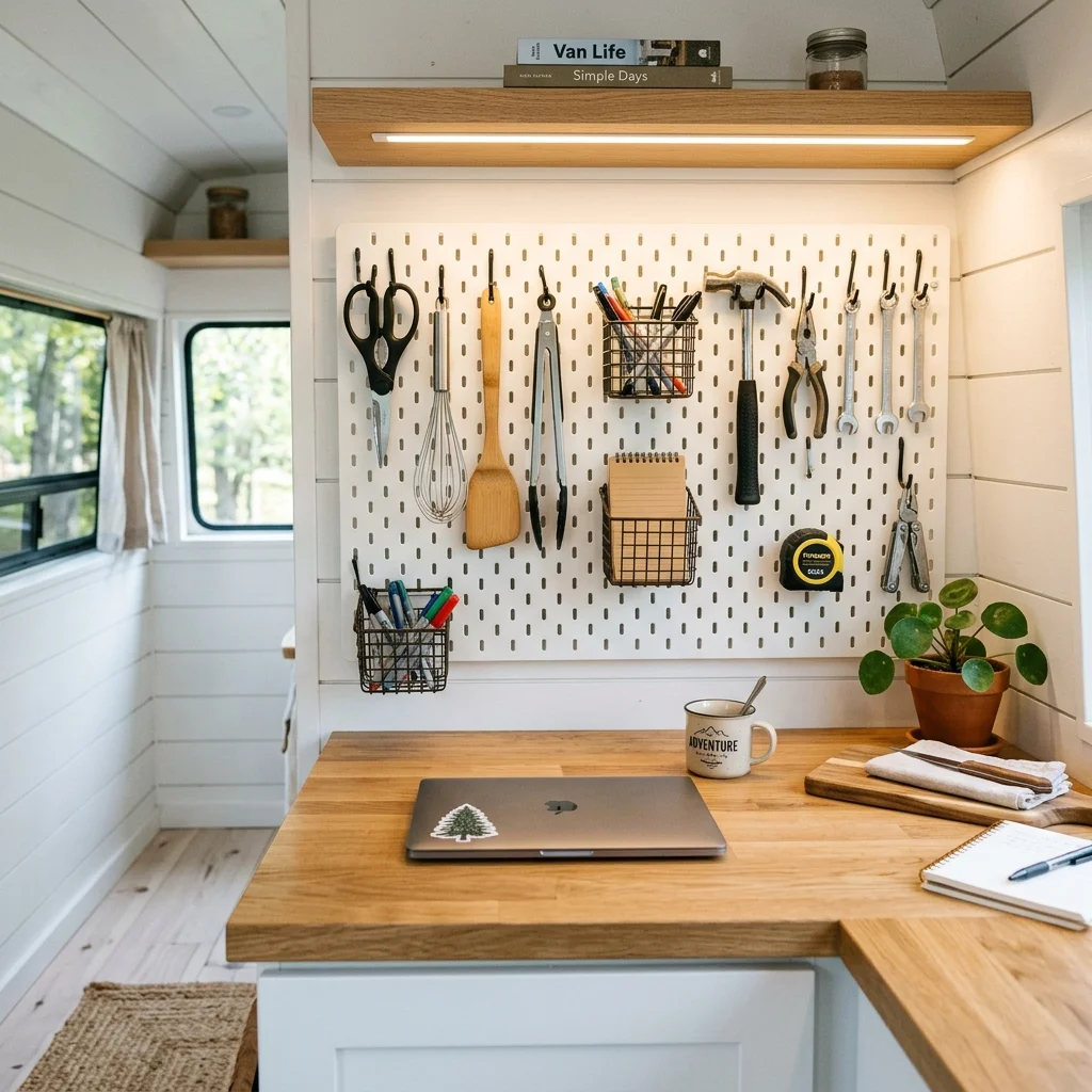 Pegboard Utility Wall