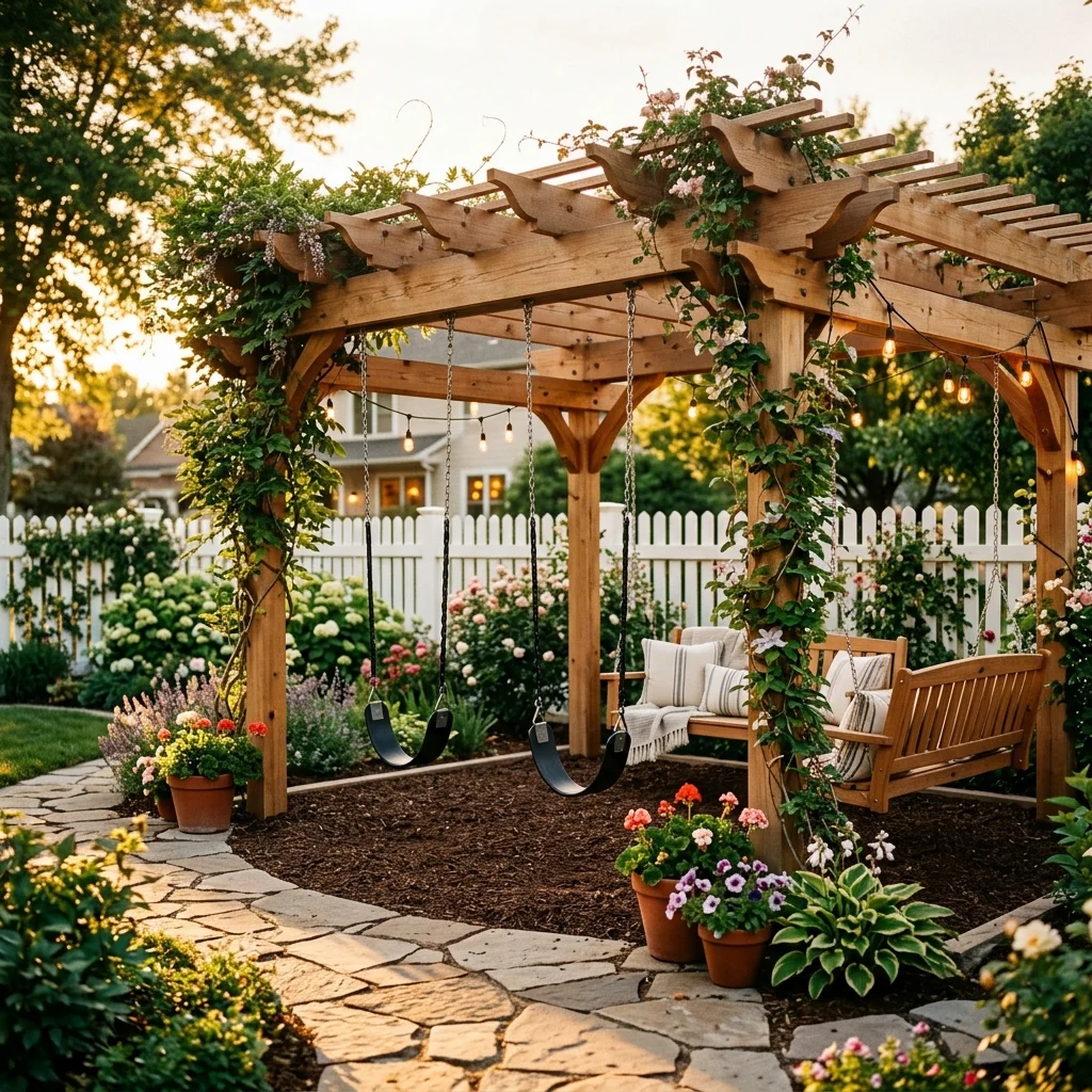 Pergola Swing Haven
