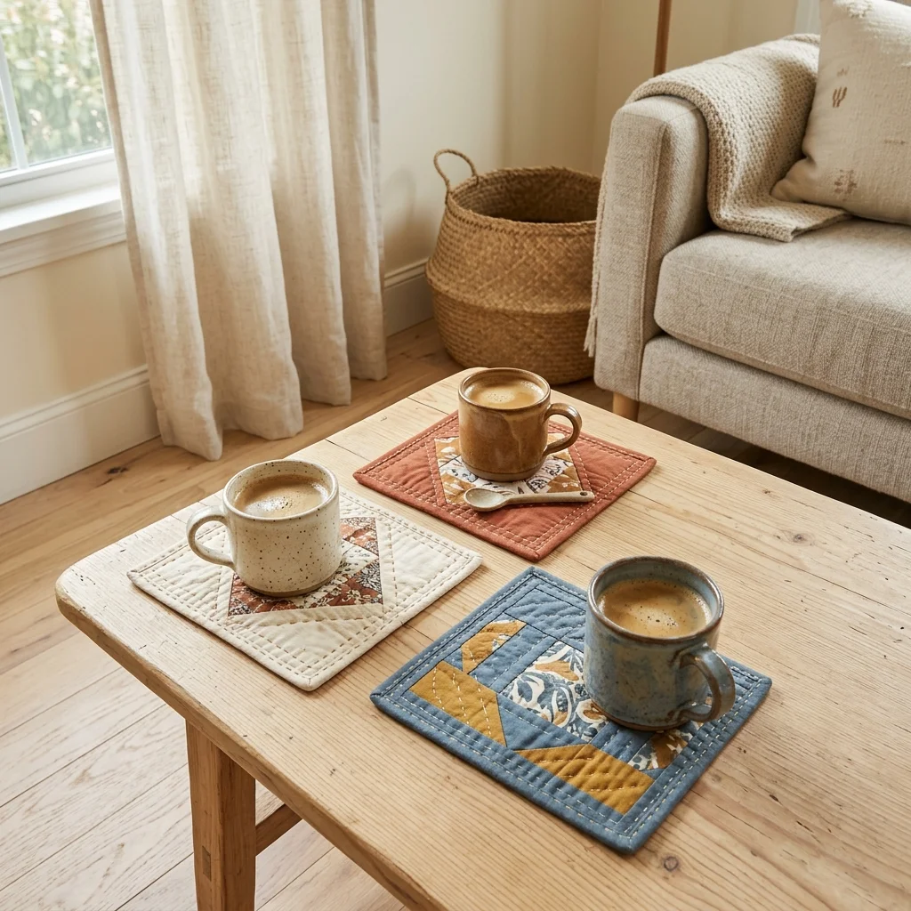 Quilted Mug Rugs